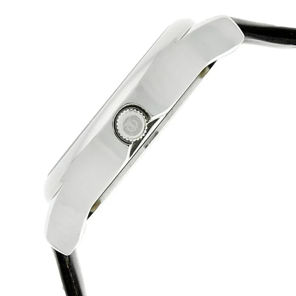 Titan Women's Chic minimalist watch with Blue dial and leather strap - Image 3