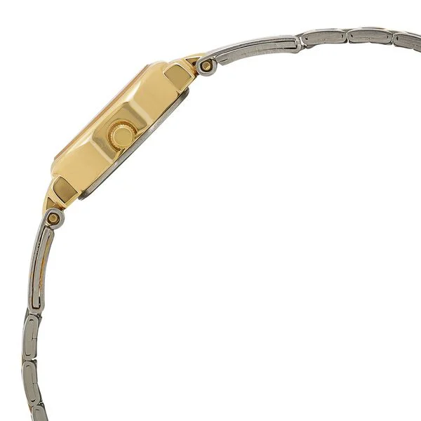 Titan Quartz Analog Silver Dial Two Toned Stainless Steel Strap Watch For Women - Image 3