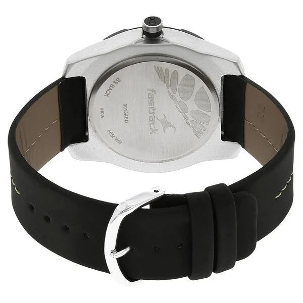 Fastrack Quartz Analog Grey Dial Plastic Strap Watch for Guys - Image 4
