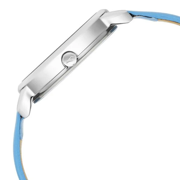 Fastrack Stunners Quartz Analog Blue Dial Leather Strap Watch for Girls - Image 3