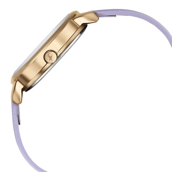 Fastrack Stunners Quartz Analog Purple Dial Leather Strap Watch for Girls - Image 4