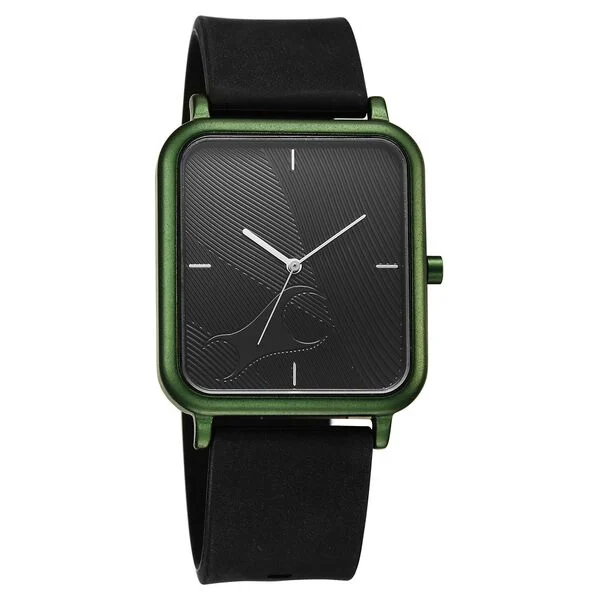 Fastrack Hype Neo Chic Quartz Analog Black Dial Silicone Strap Watch For Unisex - Image 2