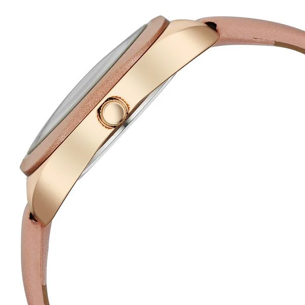 Vyb Muse By Fastrack Quartz Analog Pink Dial Leather Strap Watch For Girls - Image 4