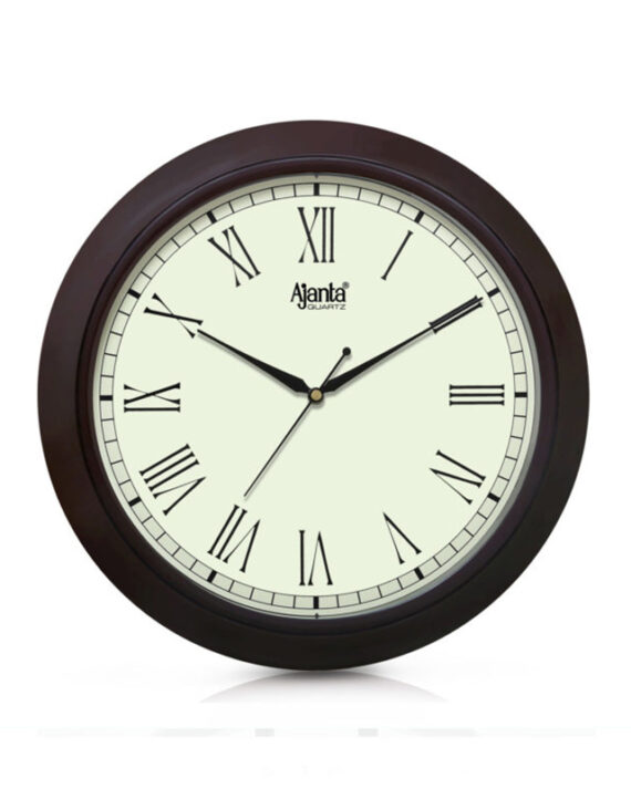 1-Wall-Clock-–-Fancy-Clock-–-2907-–-Roman-Matt-Brown