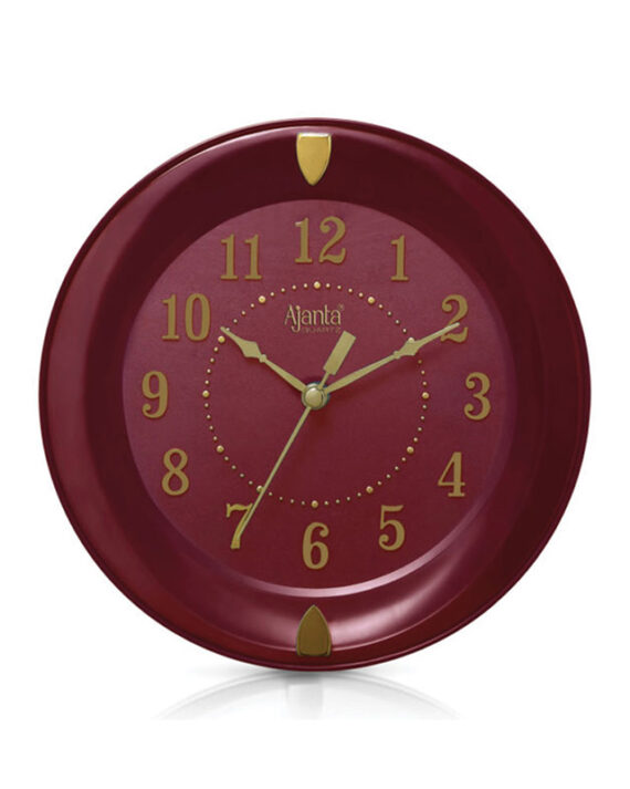 1-Wall-Clock-–-Simple-Clock-–-1267-–-Brown