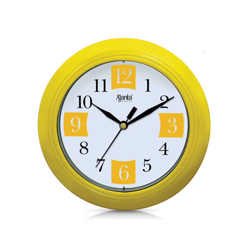 1-Wall-Clock-–-Simple-Clock-–-2187-–-Yellow