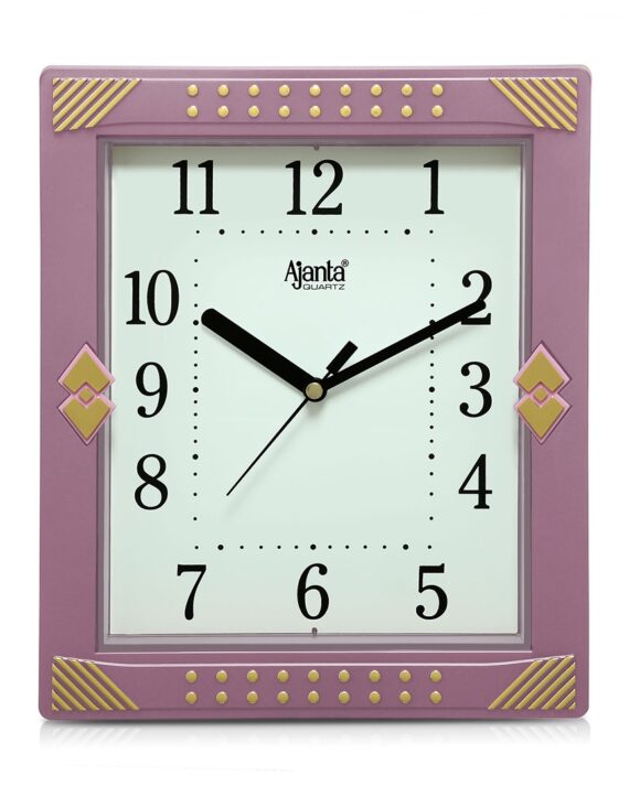 Wall Clock – Simple Clock – 1947 -Pink