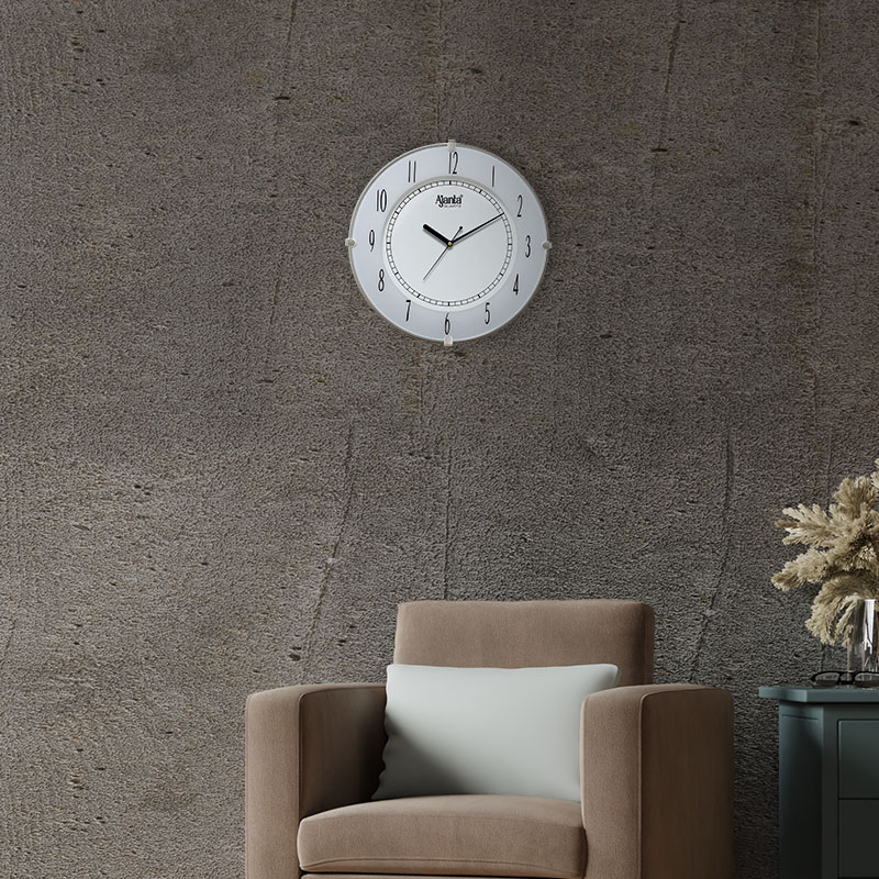 Wall Clock – Fancy Clock – 1197 – White - Image 2