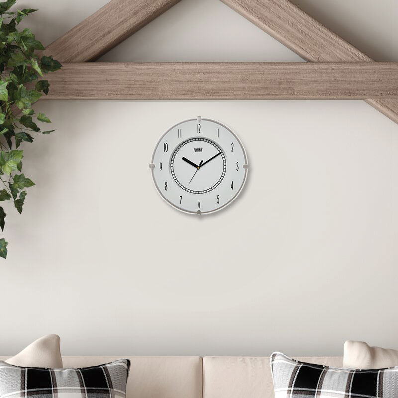 Wall-Clock-–-Simple-Clock-–-331-–-White