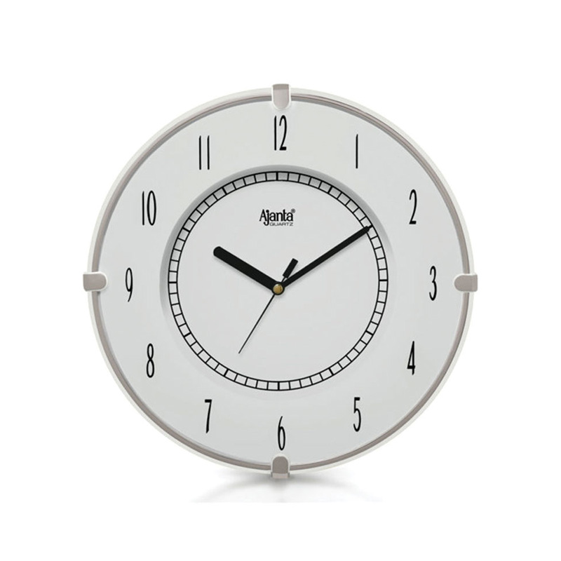 Wall-Clock-–-Simple-Clock-–-331-–-White