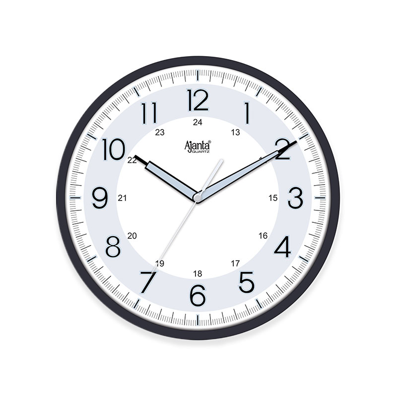 wall-clock-designer-clock-2937-matt-black-1